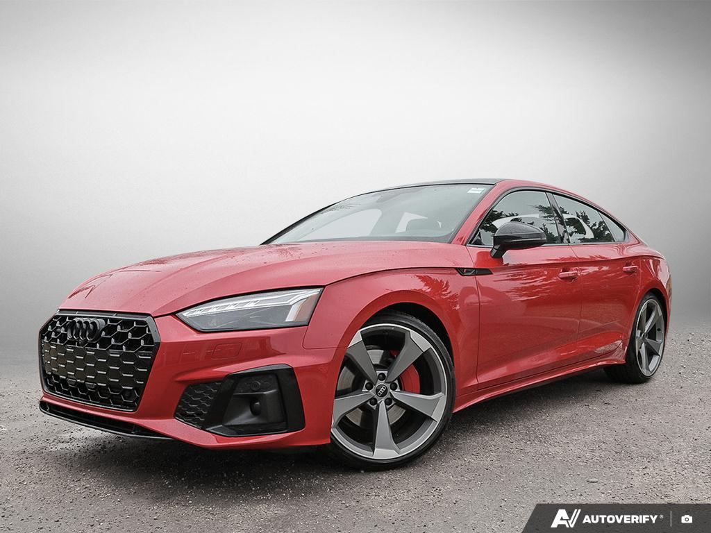 Progressive Red Metallic 2024 Audi A5 Sportback Sedan  Automatic