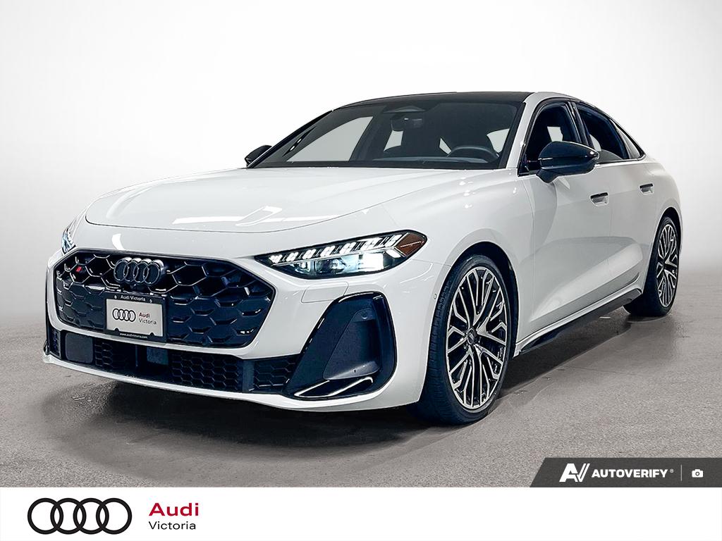 Arkona White 2025 Audi S5 Sedan All-Wheel Drive Automatic