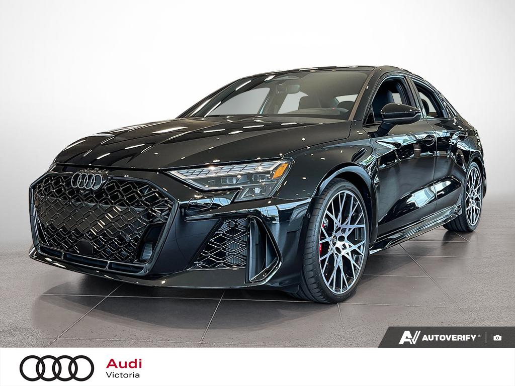 Mythos Black Metallic 2026 Audi RS 3 Sedan All-Wheel Drive Automatic