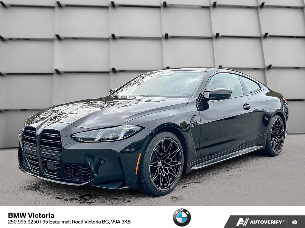Black Sapphire Metallic 2025 BMW M4 Coupe All-Wheel Drive Automatic