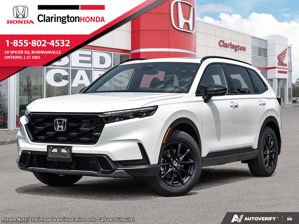 PLATINUM WHITE PEARL 2026 Honda CR-V Hybrid Sport AWD SUV / Crossover All-Wheel Drive Continuously Variable Transmission