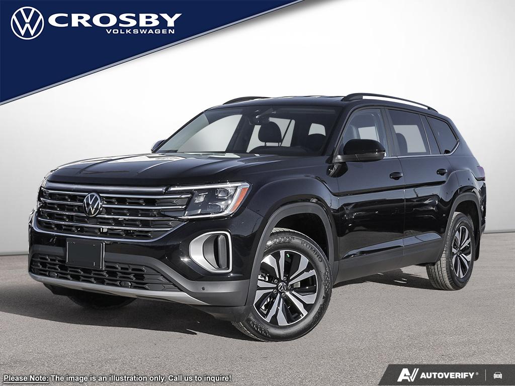 Deep Black Pearl 2026 Volkswagen Atlas SUV / Crossover  Automatic