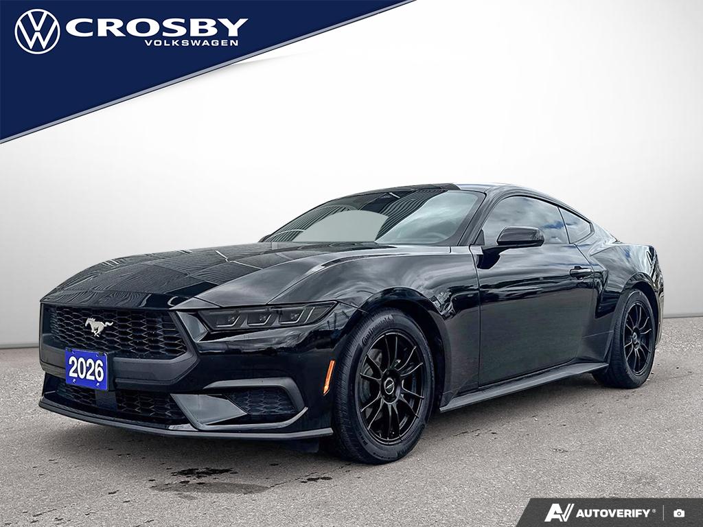 Black 2026 Ford Mustang Coupe Rear-Wheel Drive Automatic