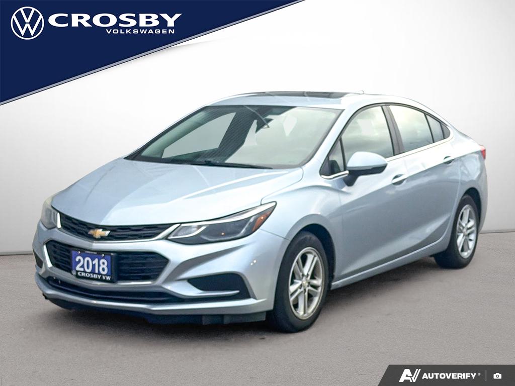 Blue 2018 Chevrolet Cruze Sedan Front-Wheel Drive Automatic