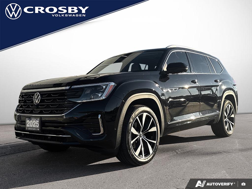 Deep Black Pearl 2025 Volkswagen Atlas SUV / Crossover  Automatic