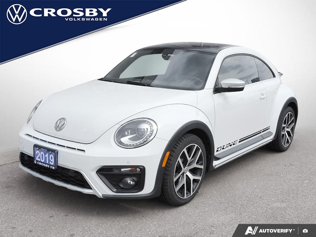 Pure White 2019 Volkswagen Beetle Hatchback Automatic
