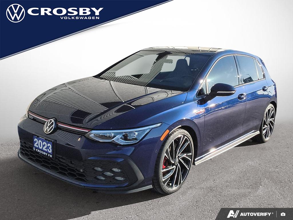 Blue 2023 Volkswagen Golf GTI Hatchback  Automatic