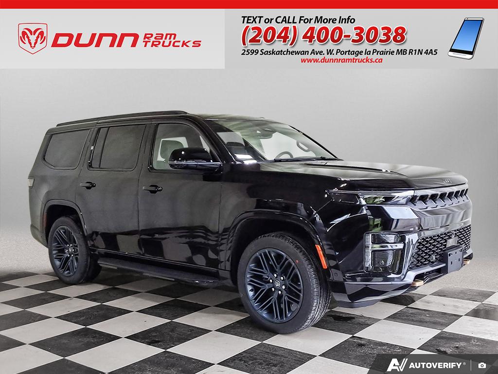 High Gloss Black 2026 Jeep Grand Wagoneer SUV / Crossover Four-Wheel Drive 8-Speed Automatic