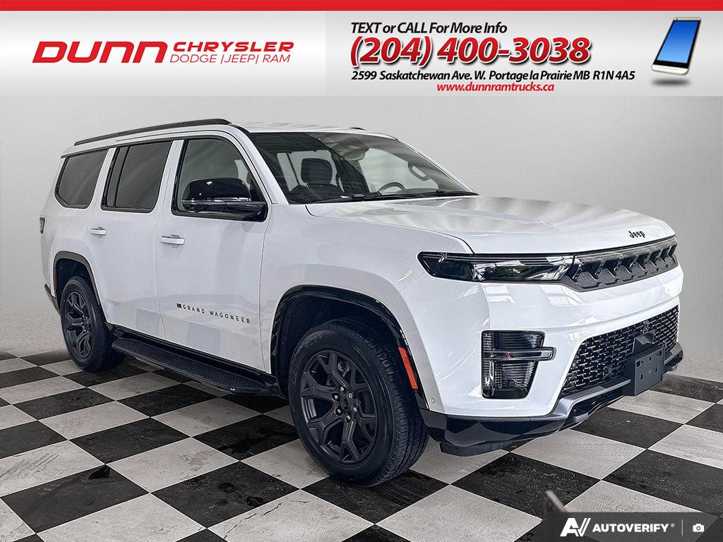 Bright White 2026 Jeep Grand Wagoneer Limited Altitude 4WD SUV / Crossover Four-Wheel Drive 8-Speed Automatic
