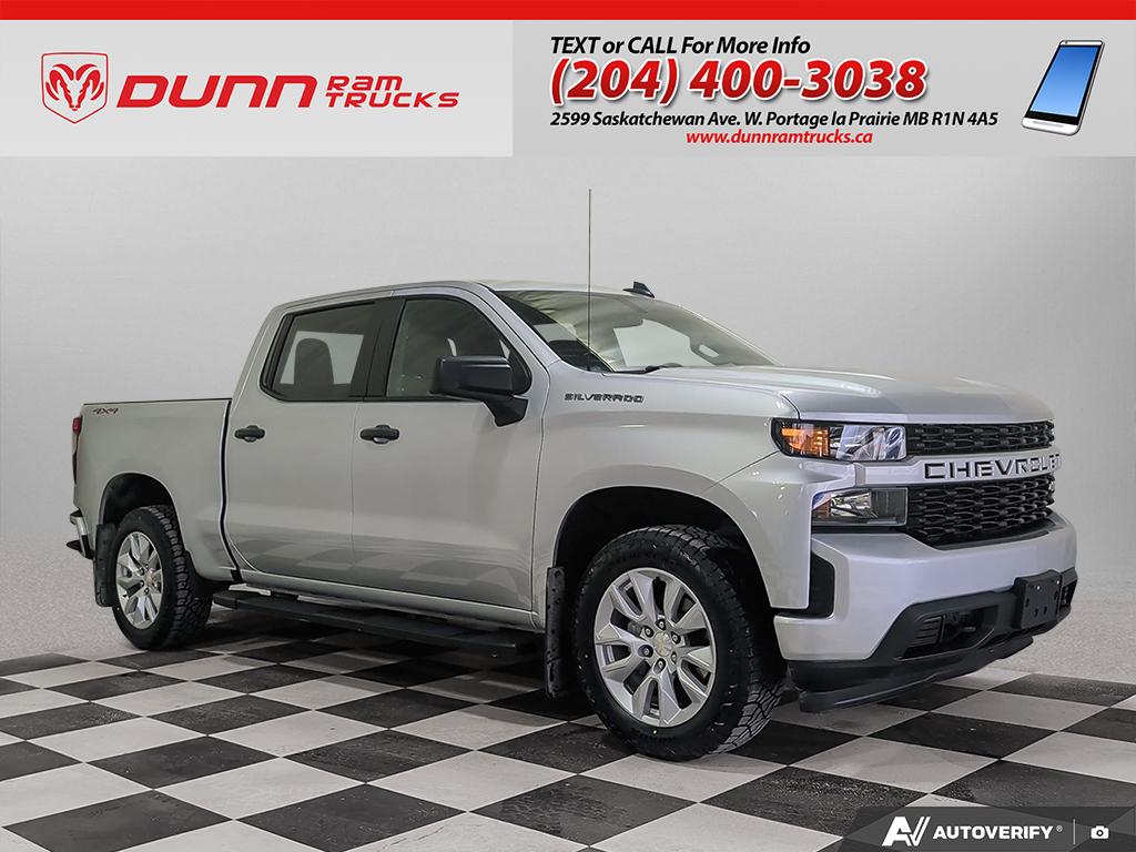 Silver Ice Metallic 2020 Chevrolet Silverado 1500 Pickup Truck Four-Wheel Drive 6-Speed Automatic