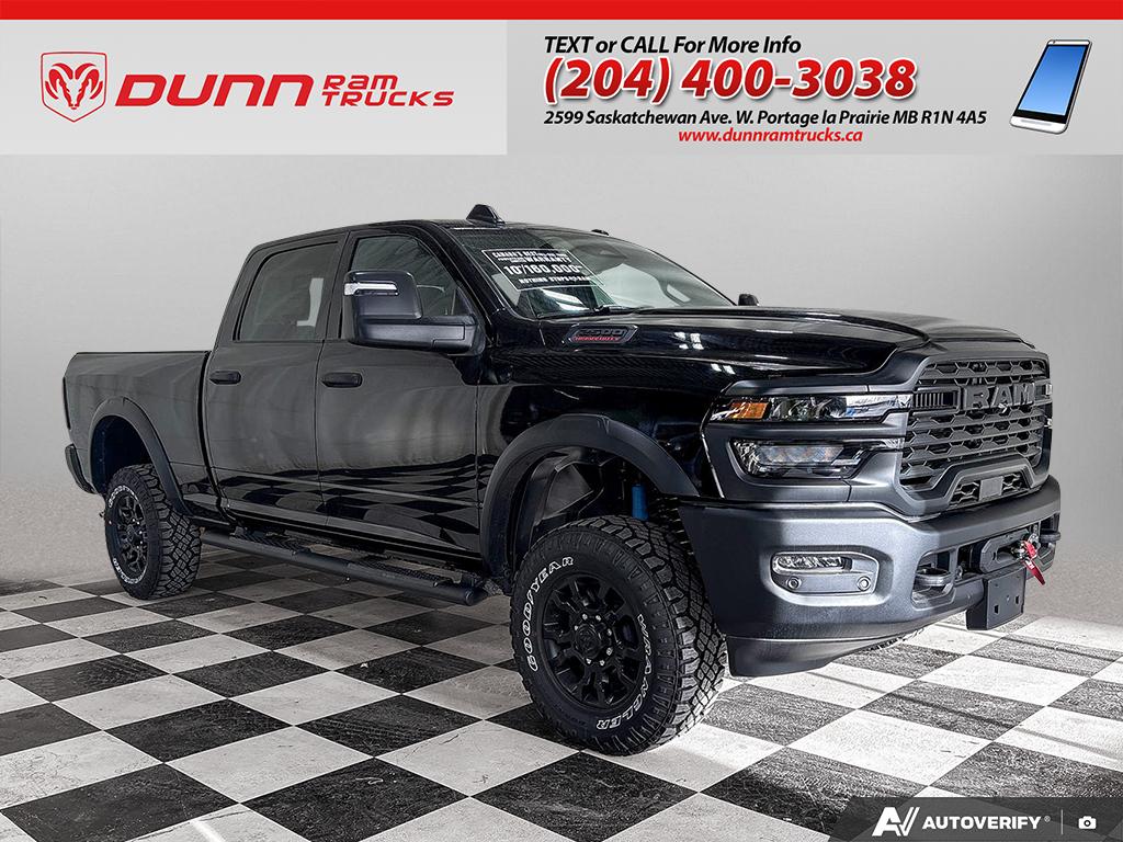 Black 2026 RAM 2500 Pickup Truck Four-Wheel Drive 8-Speed Automatic