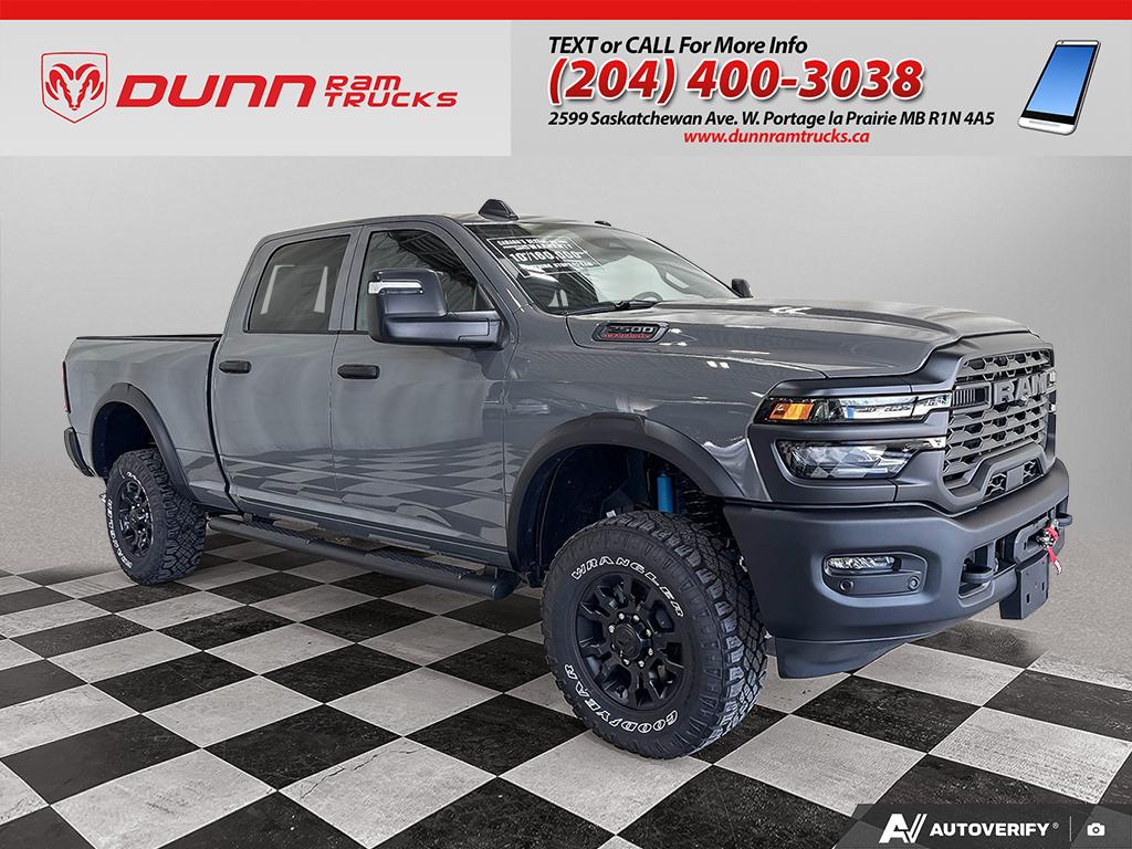 Gray (Ceramic Grey) 2026 RAM 2500 Pickup Truck Four-Wheel Drive 8-Speed Automatic