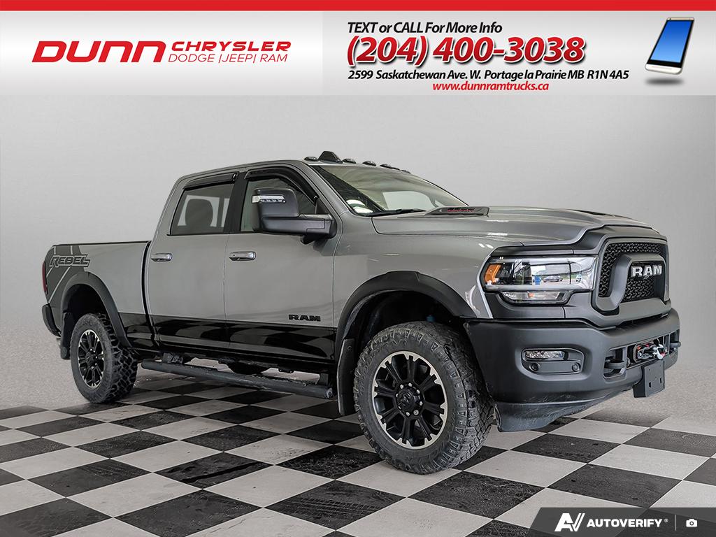 Billet Silver Metallic 2024 RAM 2500 Rebel Crew Cab 4WD Pickup Truck Four-Wheel Drive 8-Speed Automatic