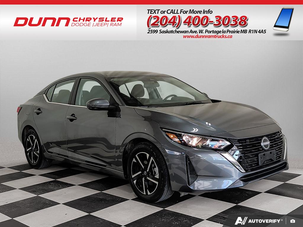 Gray 2025 Nissan Sentra SV FWD Sedan Front-Wheel Drive Automatic