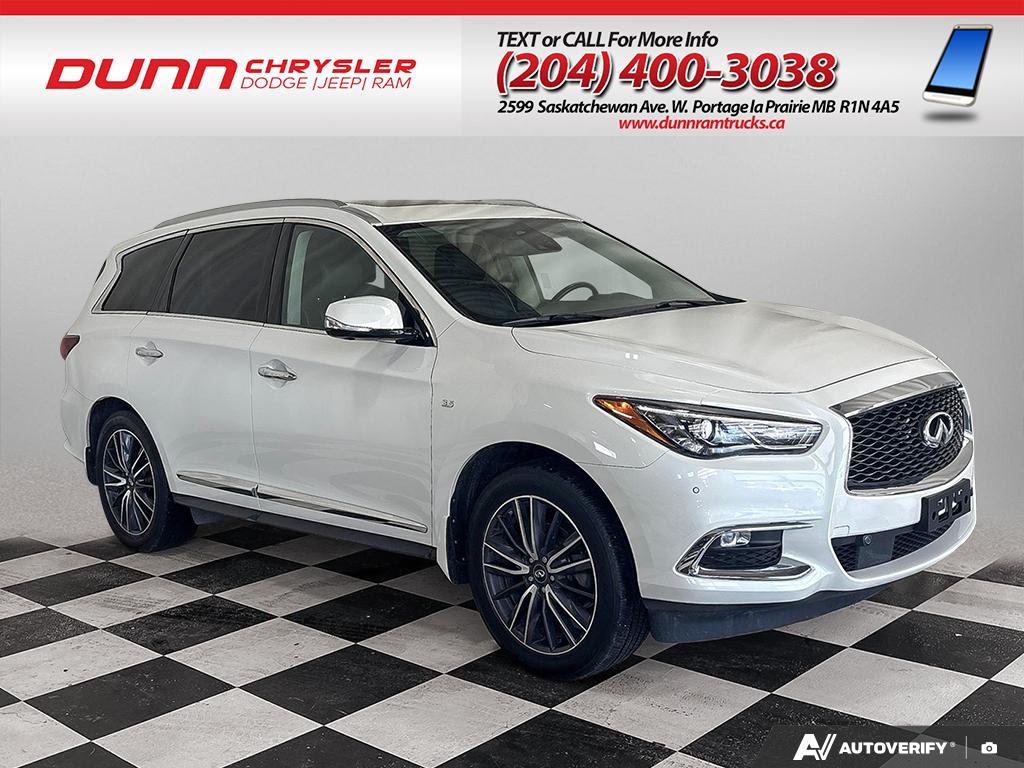 White 2019 INFINITI QX60 SUV / Crossover All-Wheel Drive Automatic
