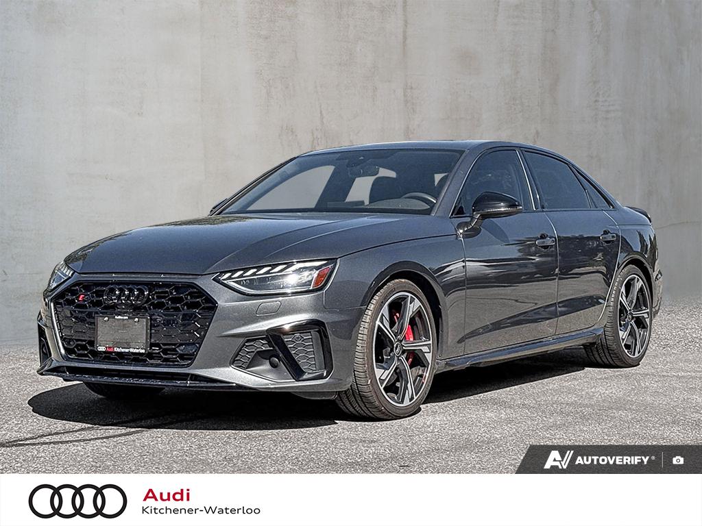 Gray (Daytona grey pearl effect) 2023 Audi S4 Sedan All-Wheel Drive Automatic