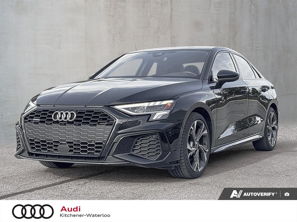 Mythos Black Metallic 2024 Audi A3 Sedan  Automatic