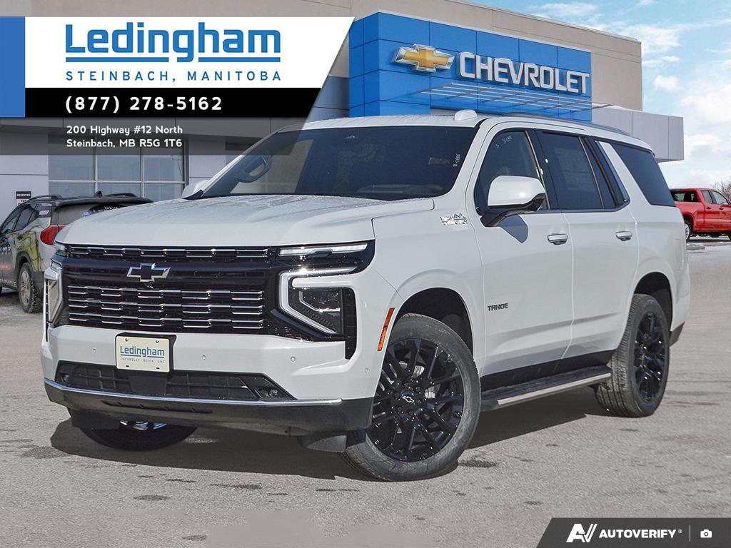 Polar White Tricoat 2026 Chevrolet Tahoe SUV / Crossover Four-Wheel Drive Automatic