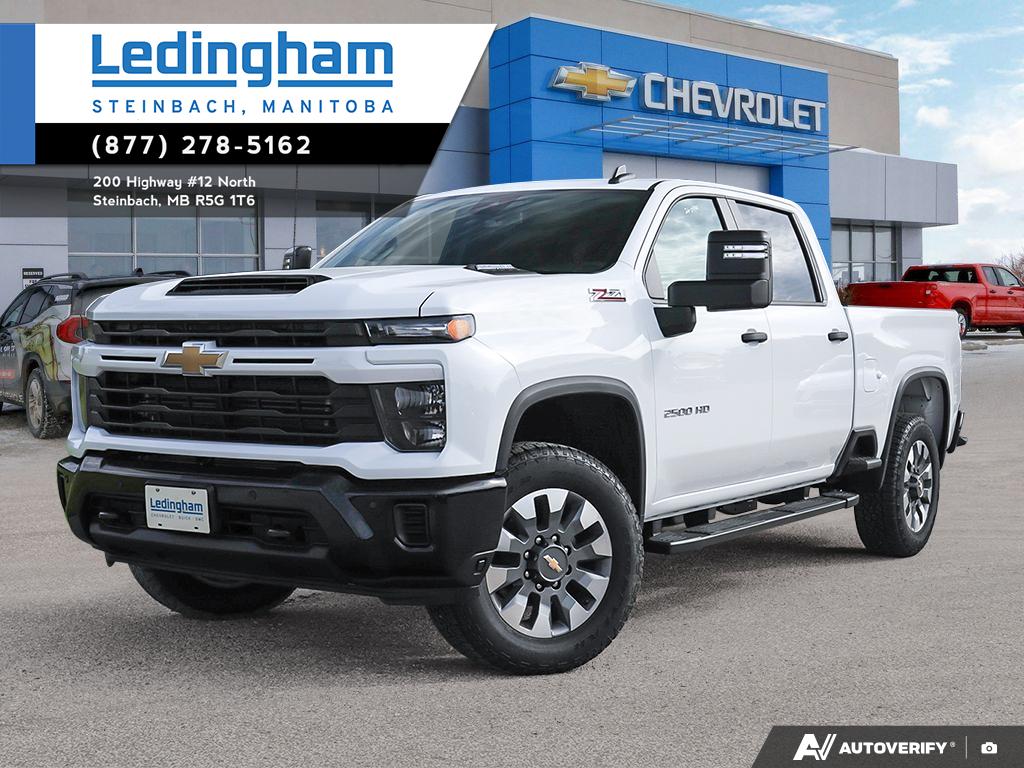 Summit White 2026 Chevrolet Silverado 2500HD Pickup Truck Four-Wheel Drive Automatic