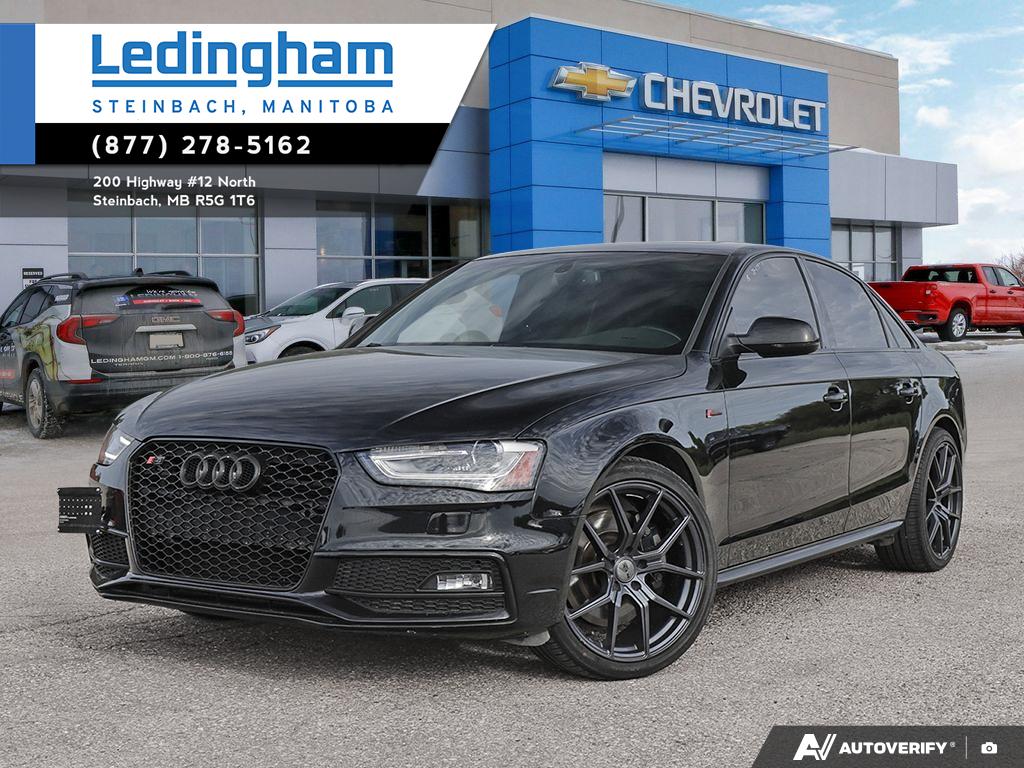 Black 2015 Audi S4 Sedan  Manual