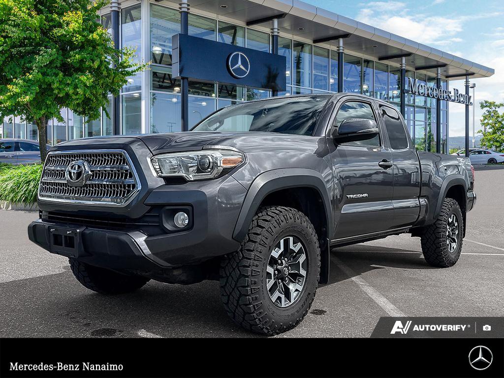Gray (Magnetic Grey Met) 2016 Toyota Tacoma Access Cab V6 TRD Off Road 4WD Pickup Truck Four-Wheel Drive 