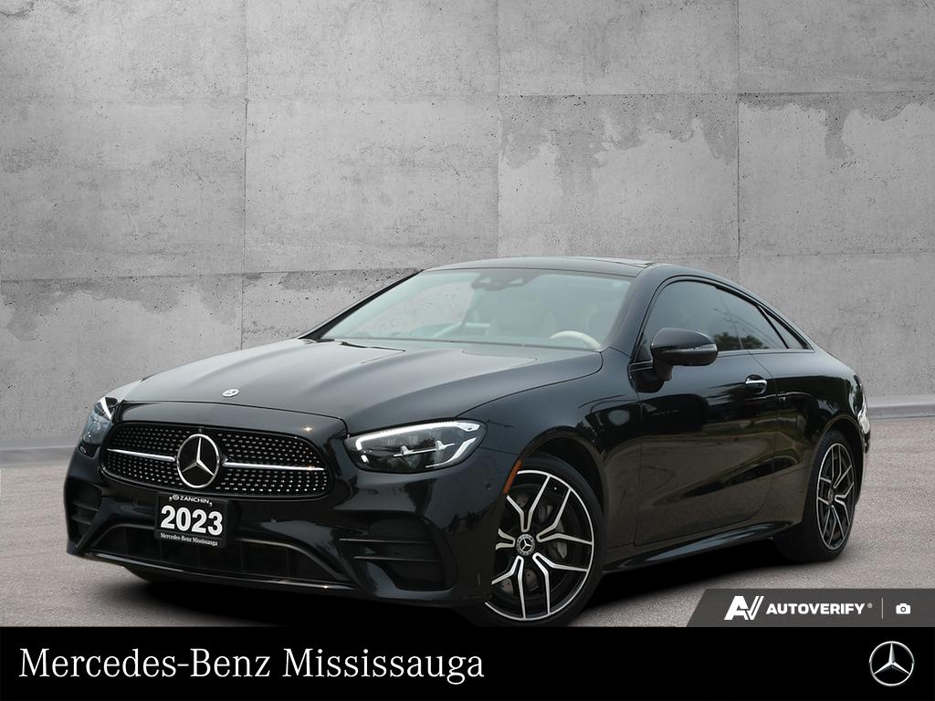 Obsidian Black Metallic 2023 Mercedes-Benz E-Class Sedan All-Wheel Drive Automatic