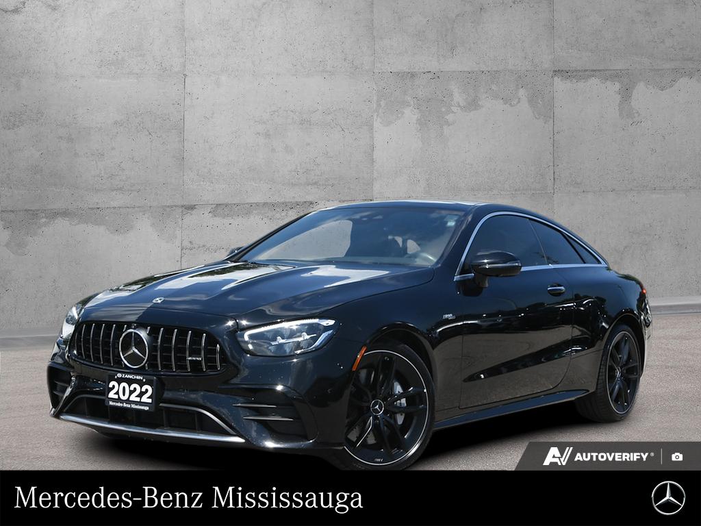 Obsidian Black Met 2022 Mercedes-Benz E-Class Coupe All-Wheel Drive Automatic