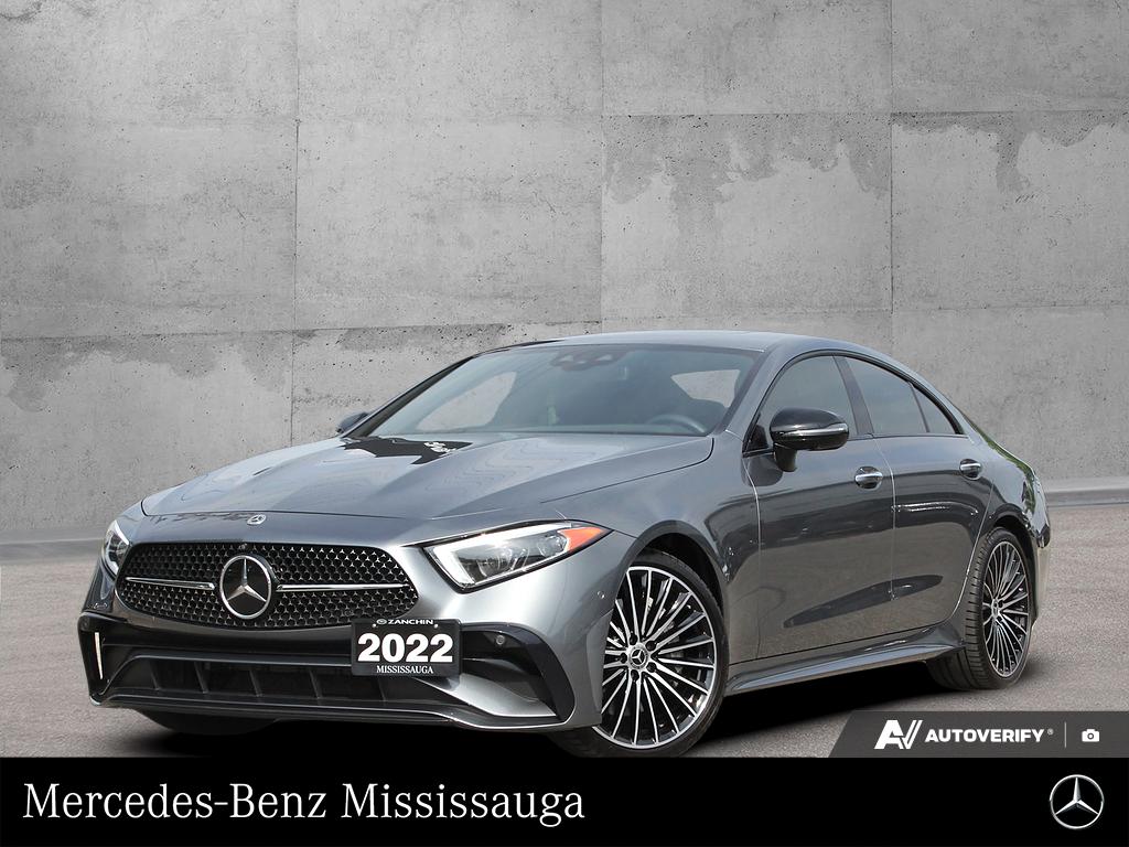 Gray (Selenite Grey Met) 2022 Mercedes-Benz CLS 450 4MATIC Coupe All-Wheel Drive Automatic