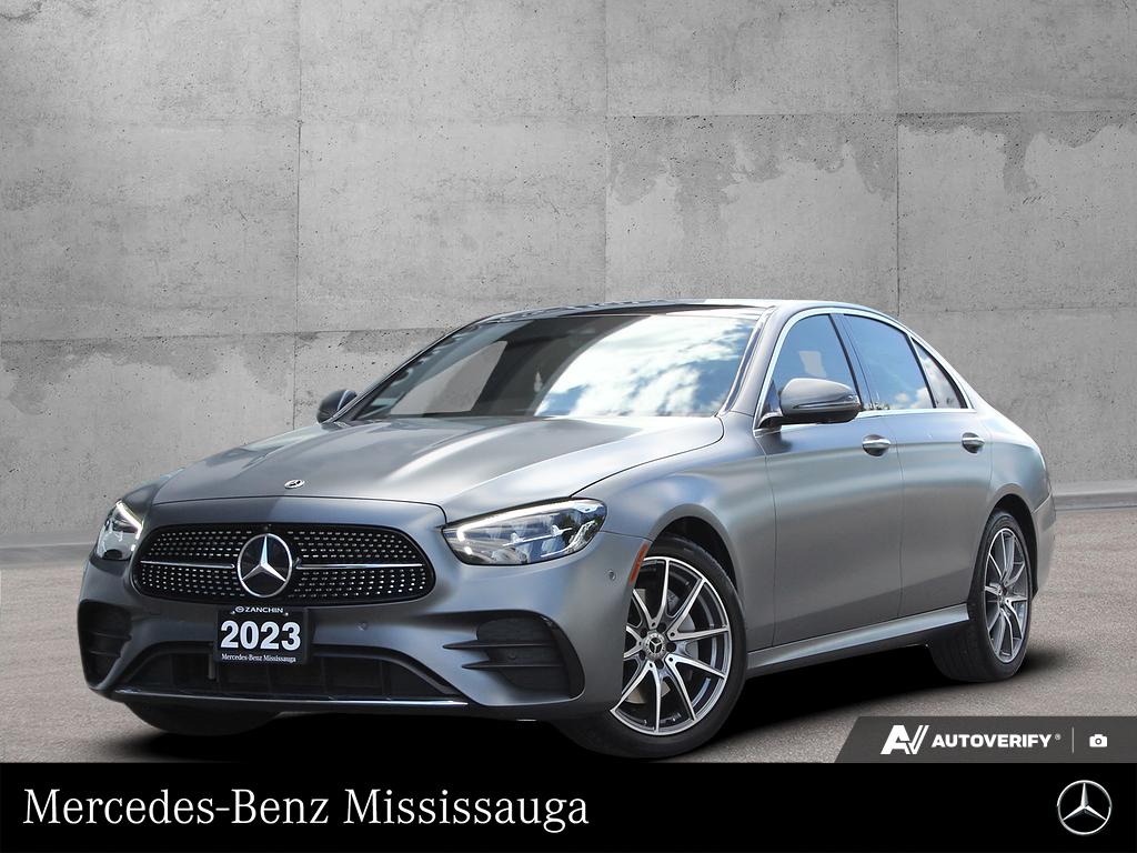 Gray (MANUFAKTUR Selenite Grey MAGNO) 2023 Mercedes-Benz E-Class Sedan All-Wheel Drive Automatic