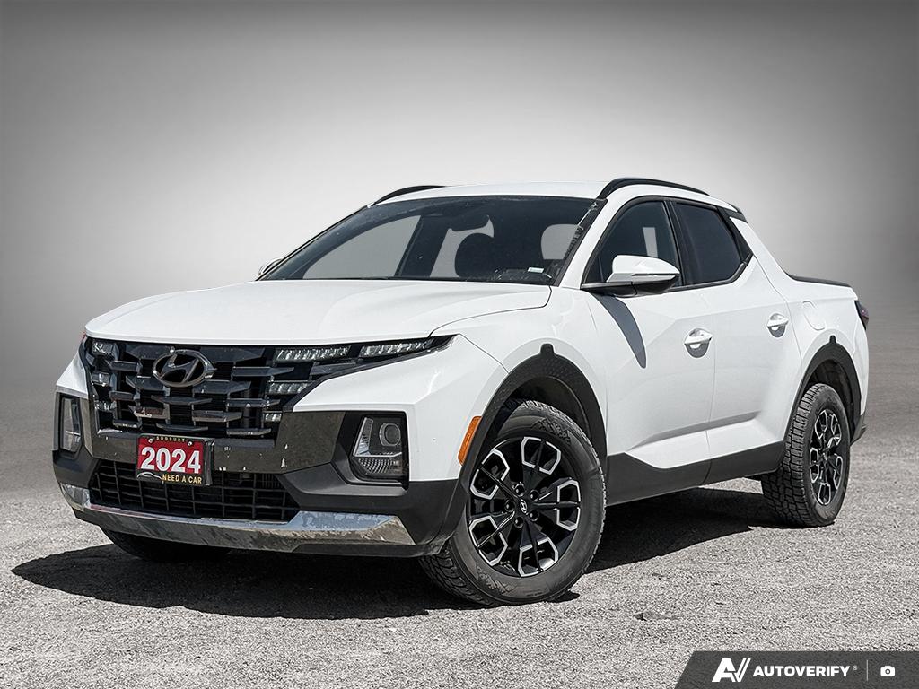 White 2024 Hyundai Santa Cruz Pickup Truck  