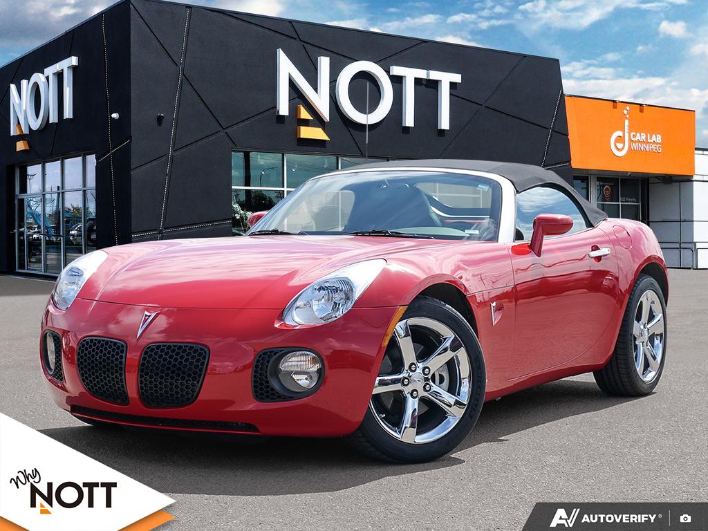 Red 2008 Pontiac Solstice Convertible Rear-Wheel Drive Automatic