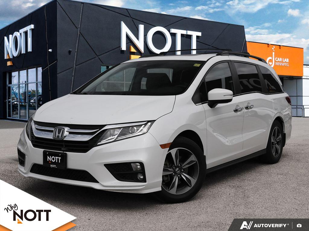 White 2020 Honda Odyssey Minivan Front-Wheel Drive Automatic