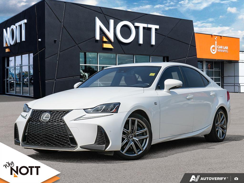 White 2019 Lexus IS Sedan All-Wheel Drive Automatic