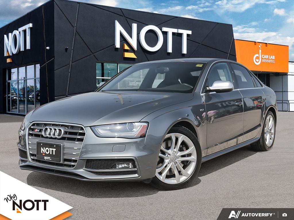 Gray 2014 Audi S4 Sedan  Manual