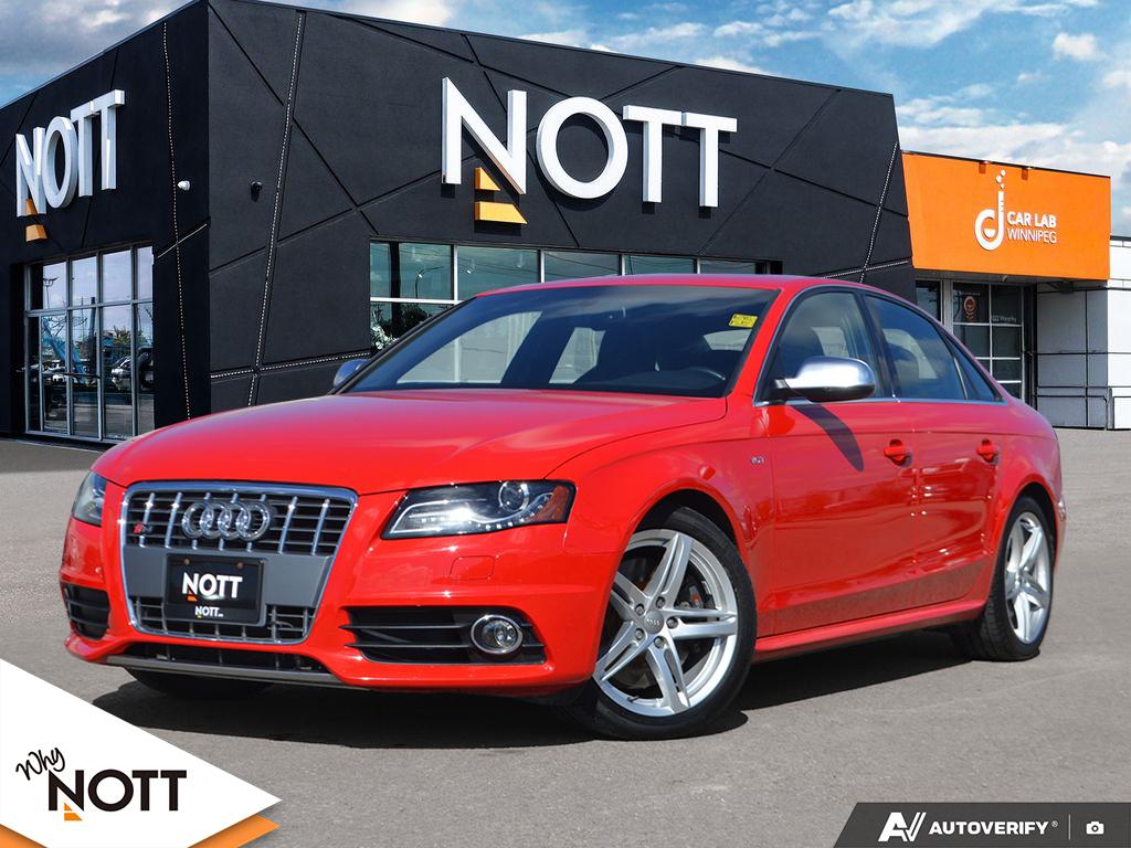 Red 2011 Audi S4 Sedan Automatic