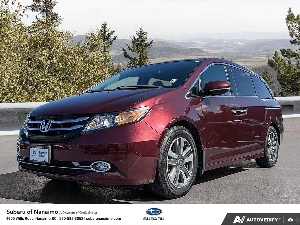 Red 2016 Honda Odyssey Minivan Front-Wheel Drive Automatic