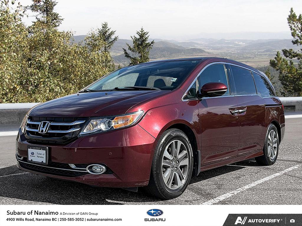 Red 2016 Honda Odyssey Minivan Front-Wheel Drive Automatic
