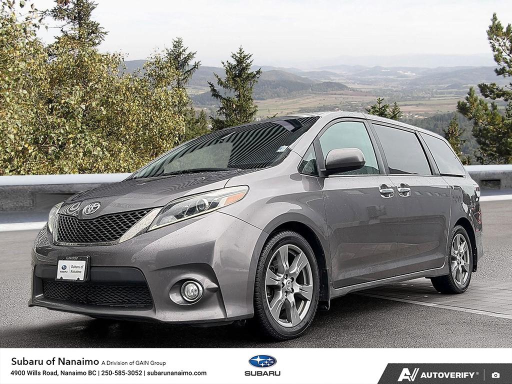 Silver 2017 Toyota Sienna Minivan Front-Wheel Drive Automatic
