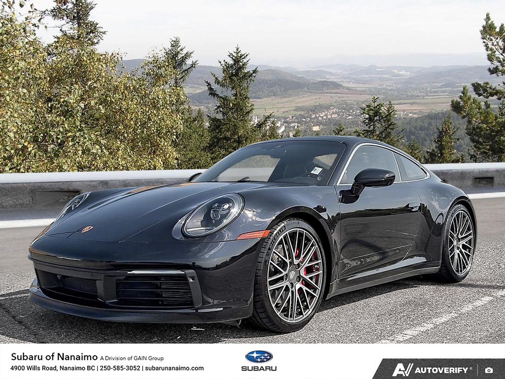 Black 2022 Porsche 911 Coupe Rear-Wheel Drive Automatic