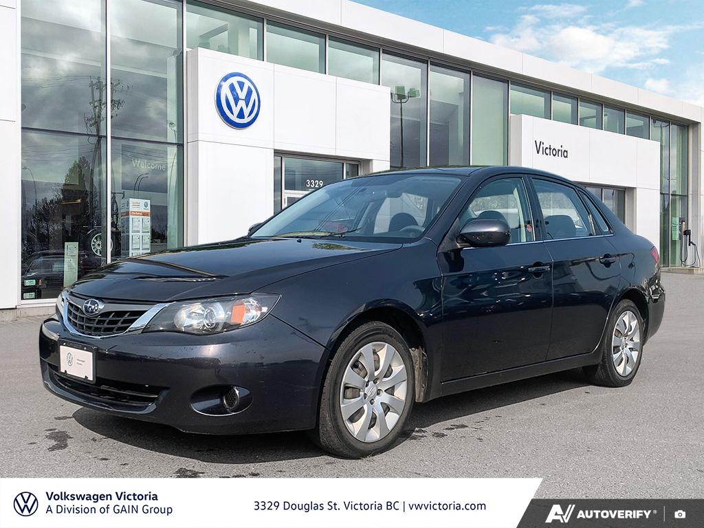 Gray (Dark Grey Met.) 2009 Subaru Impreza Sedan All-Wheel Drive Automatic