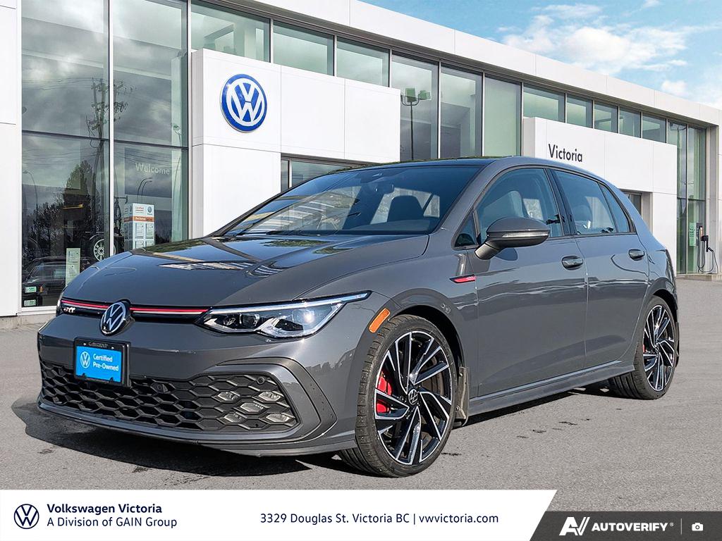 Gray (Dolphin Grey Metallic) 2022 Volkswagen Golf GTI Hatchback Front-Wheel Drive Automatic