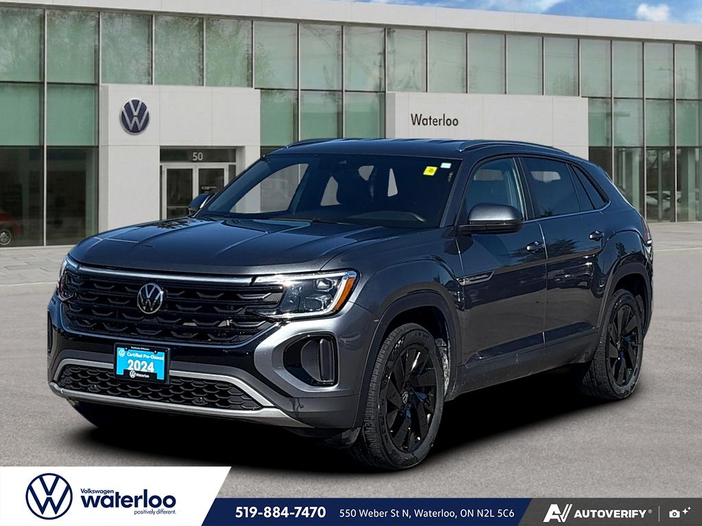 Gray (Platinum Grey Metallic with black roof) 2024 Volkswagen Atlas Cross Sport SUV / Crossover  Automatic