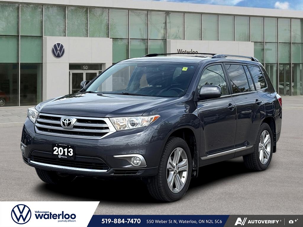 Blue 2013 Toyota Highlander SUV / Crossover  Automatic