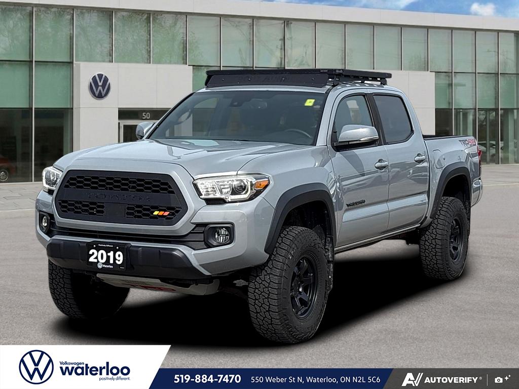 Gray (Cement Grey Met) 2019 Toyota Tacoma Pickup Truck Four-Wheel Drive Automatic