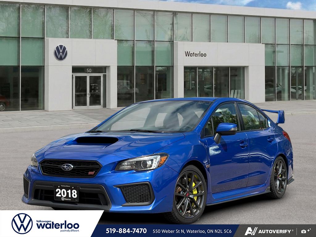 World Rally Blue Pearl 2018 Subaru WRX STI Sedan All-Wheel Drive Manual