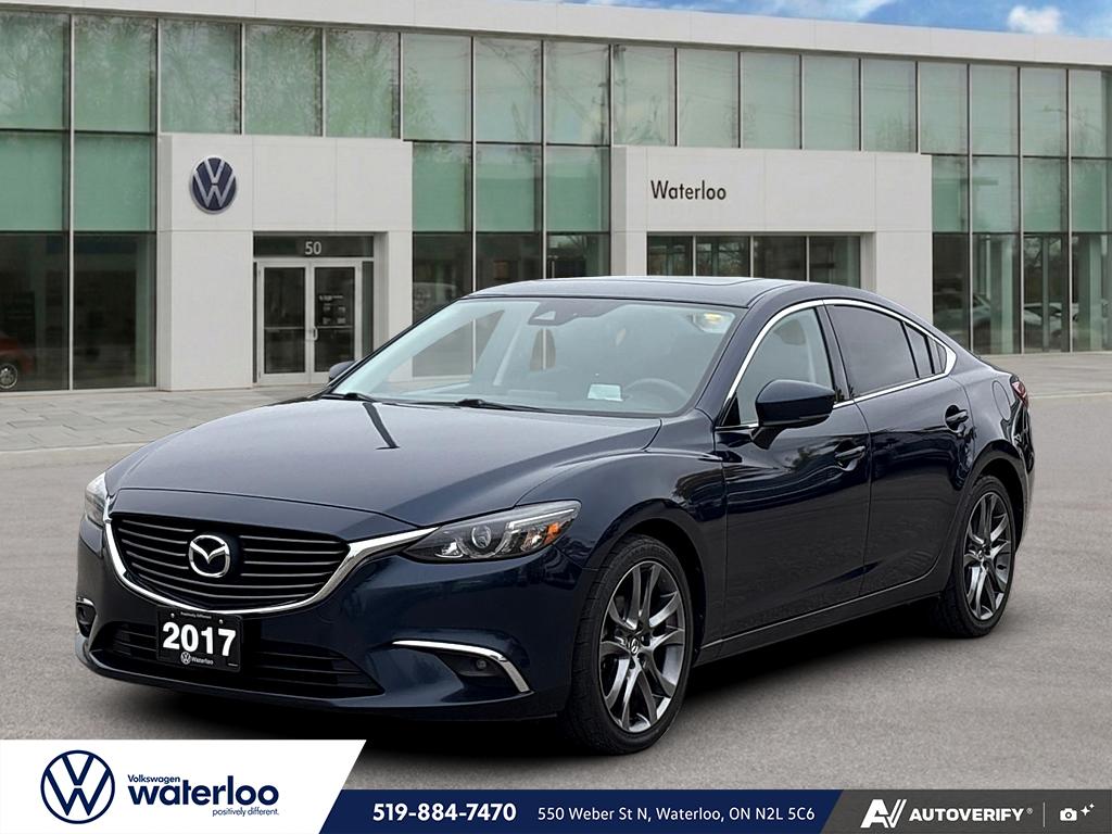 Jet Black Mica 2017 Mazda MAZDA6 Sedan Manual