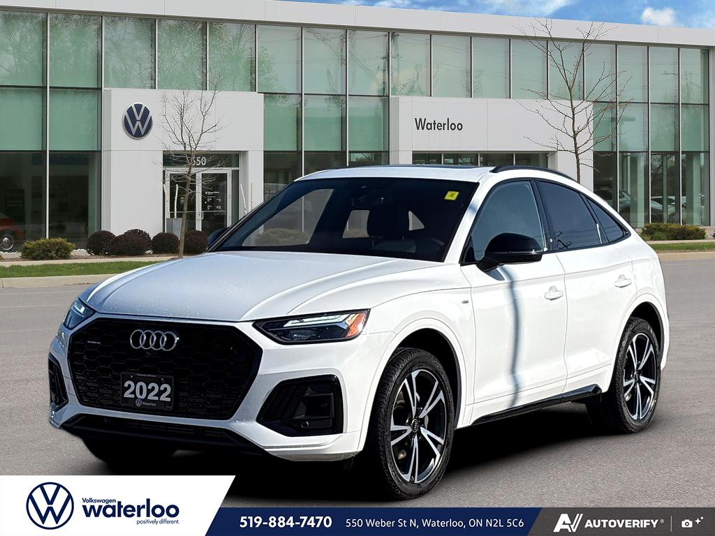 Ibis White 2022 Audi Q5 Sportback Sedan  Automatic