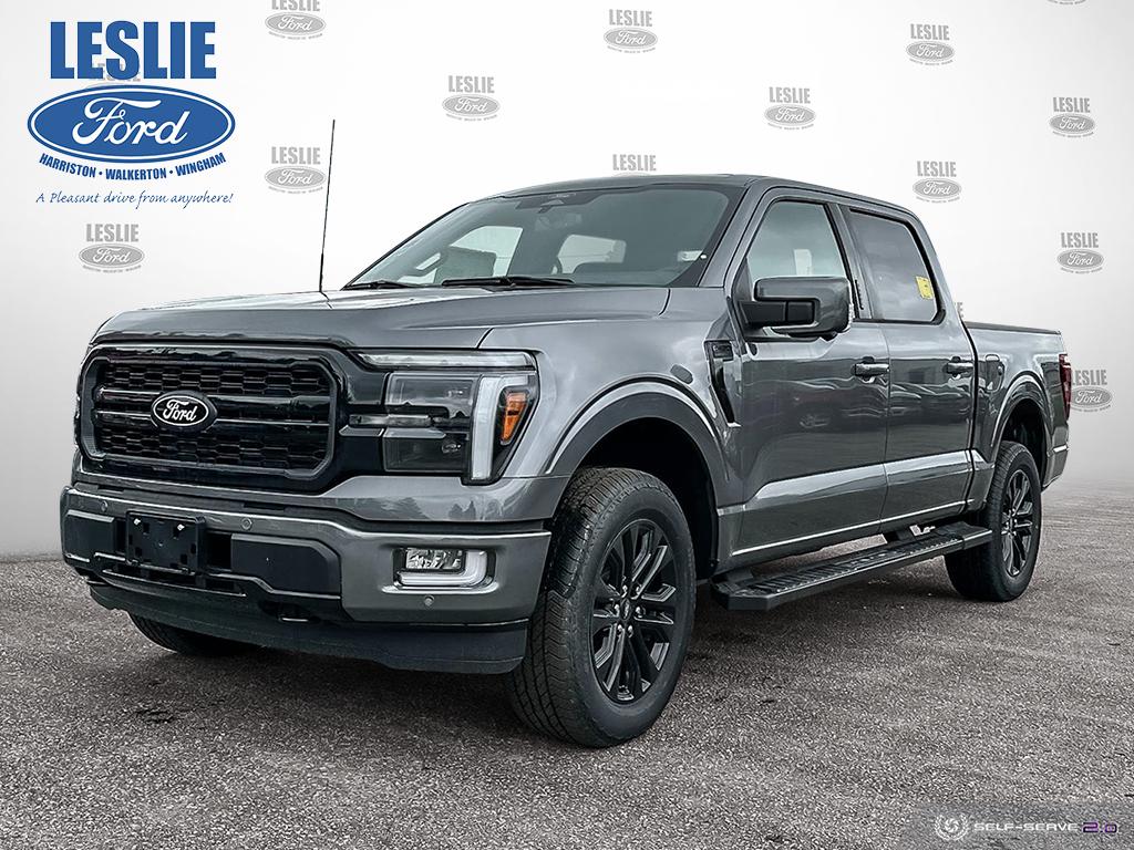 2024 Ford F150 Lariat SuperCrew Black Pack 502A 4x4 Leslie Motors