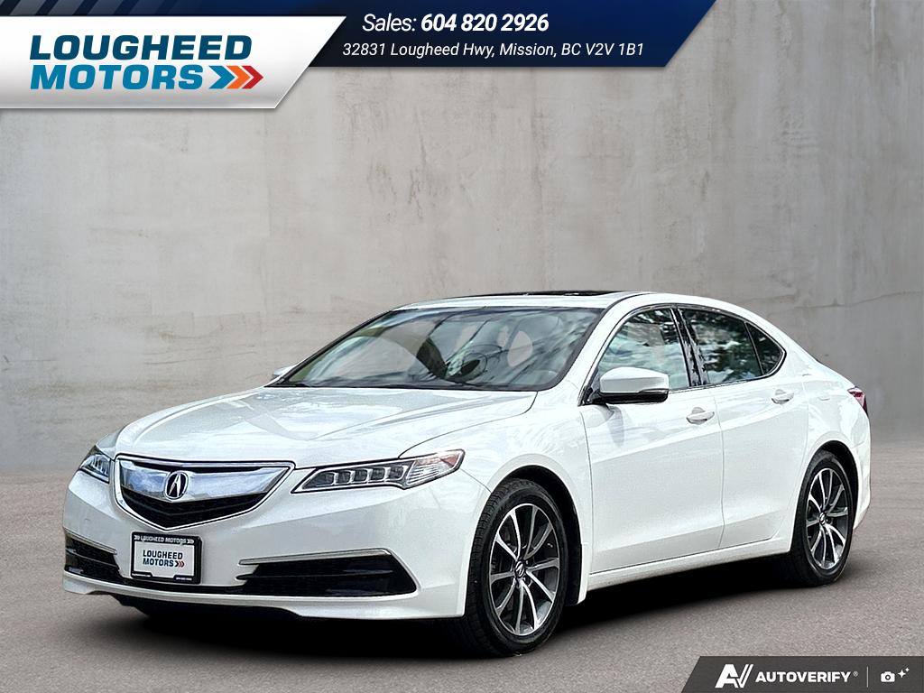 White 2015 Acura TLX Sedan All-Wheel Drive Automatic