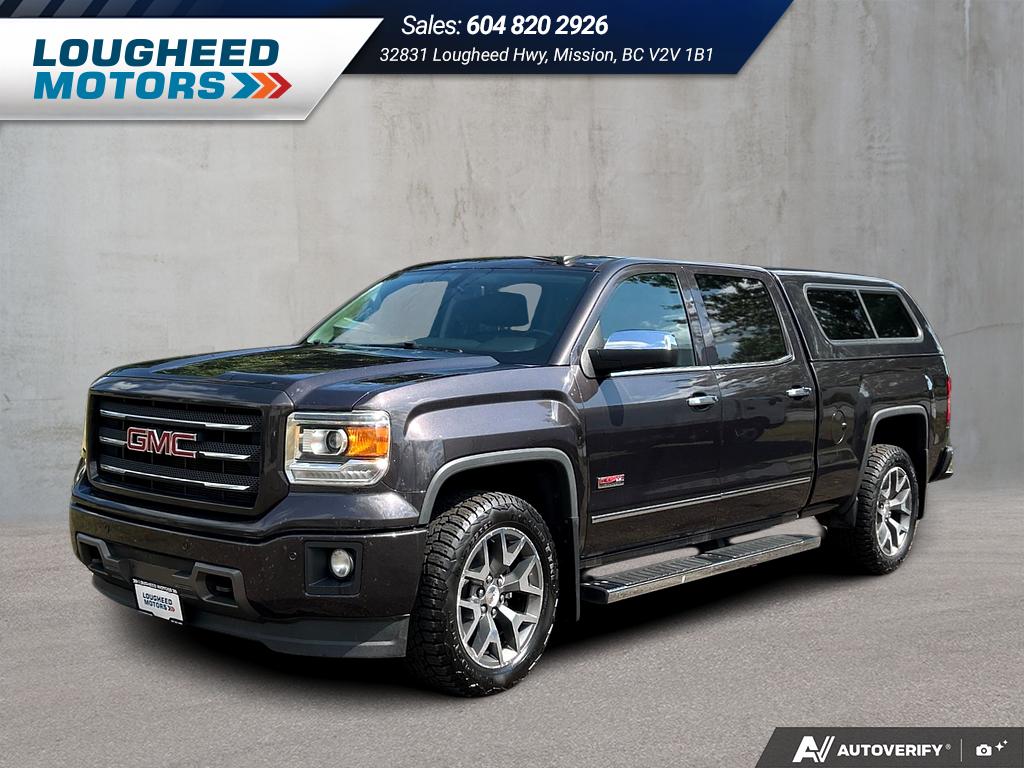 Black 2015 GMC Sierra 1500 Pickup Truck Four-Wheel Drive Automatic